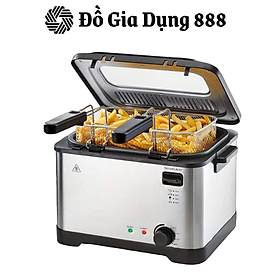 Nồi Chiên Ngập Dầu SILVERCREST SED3, Dung Tích 3L, Công Suất 2000W, Nhập Đức, BH 12 Tháng