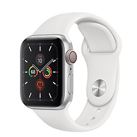 Đồng Hồ Thông Minh Apple Watch Series 5 LTE GPS + Cellular Aluminum Case With Sport Band (Viền Nhôm & Dây Cao Su) - Hàng Chính Hãng VN/A