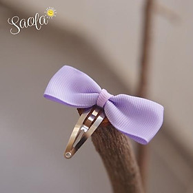 Kẹp tóc/Cặp Tóc Mái HandMade Phong Cách Hàn Quốc 05 Màu Xinh Xắn - SAOLA KIDS - HP004