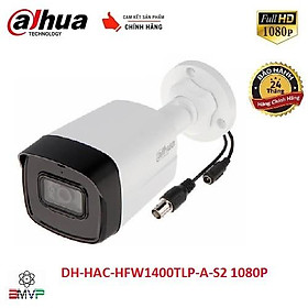 Camera Dahua Có Mic 4 Mp DH-HAC-HFW1400TLP-A-S2 1080P - Hồng ngoại 80m - Hàng chính hãng