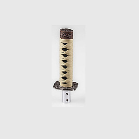 15cm Universal Samurai Sword Gear Shift Knob Shifter Katana Metal Black+Red