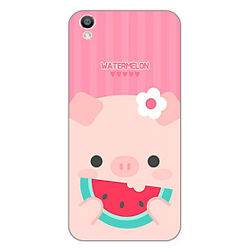 Ốp lưng dẻo cho Oppo F1 Plus _Pig 04