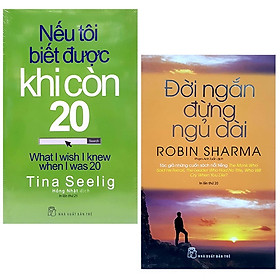 Hình ảnh Bộ Sách Đời Ngắn Đừng Ngủ Dài + Nếu Tôi Biết Được Khi Còn 20 (Bộ 2 Cuốn)