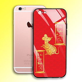 Ốp Lưng Mạ Màu Vàng Ánh Kim cho điện thoại Iphone 6 Plus / 6S Plus - 03002 7986 MOUSE06 - Chuột Vàng 2020 - Hàng Chính Hãng