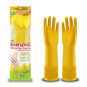 Găng tay cao su Nam long size M - 35cm