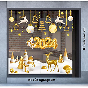 Mua Decal trang trí NOEL 2024 combo số 28