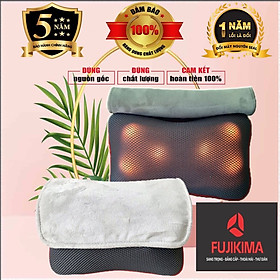 Gối massage FUJIKIMA FJ-488K hồng ngoại đa năng sử dụng được nhiều vị trí