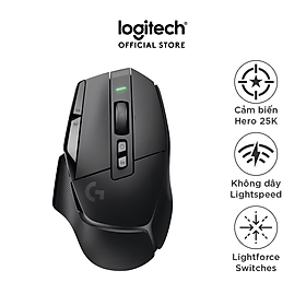 Mua Chuột game không dây Logitech G502 X LIGHTSPEED – Switch LIGHTFORCE Hybrid  Cảm biến Hero 25K  13 Nút lập trình  tương thích Windows/Mac OS - Hàng chính hãng