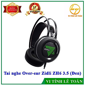 TAI NGHE OVER-EAR ZIDLI ZH6 3.5 (ĐEN)- Hàng Chính Hãng