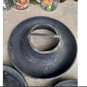 Máng cao su đựng thức ăn rộng 60-70cm cho lợn, gà, ngan, ngỗng