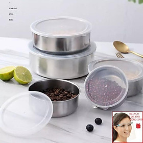 Bộ Thố 5 Cái Inox Có Nắp Đậy Tiện Dụng protect-HH100