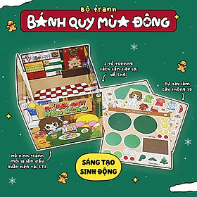 Bộ Tranh Tương Tác Cô Tiên Xanh - Bánh Quy Mùa Đông