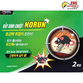 Combo 5 miếng keo dính chuột siêu dính Hàn Quốc Norun keo  có sẵn mồi, bẫy chuột cực kì hiệu quả 