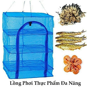 Mua Lồng Lưới Phơi Khô Thực Thẩm - Tránh Côn Trùng  Phơi Được 4 Tầng  Xếp Gọn Đơn Giản