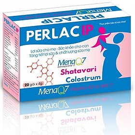 Cốm Lợi Sữa PERLAC IP - Giúp tăng tiết sữa mẹ, thông tắc sữa rất hiệu quả và bổ sung vitamin K2 từ MenaQ7