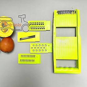 Mua Dao BÀO RAU CỦ ĐA NĂNG 5in1. Dụng cụ bào với nhiều chức năng bào vỏ  sợi to mịn  bào khoai tây  cắt lát mỏng đẹp mắt và nhanh chóng. Đồ Gia Dụng nhà bếp pha chế làm bánh nguyên liệu