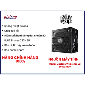 Mua Nguồn máy tính Cooler Master MWE Bronze V2 500W 230V - Hàng chính hãng