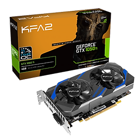 Card màn hình Galax GTX1050Ti 4GB DDR5 OC 2FAN - hàng chính hãng