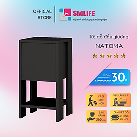 Tủ đầu giường decor sang trọng SMLIFE Natoma