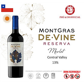 Rượu Vang Đỏ Chile MontGras De Vine Reserva Merlot