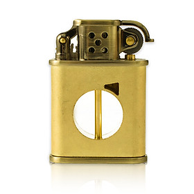 Mua Hộp Quẹt Bật Lửa Xăng Z598 Làm Bằng Đồng Nguyên Khối Màu Vàng - Dùng Xăng Bấc Đá