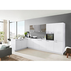 Mua KITCHEN  Mẫu tủ bếp gỗ công nghiệp Acrylic bóng gương cao cấp KIT_011