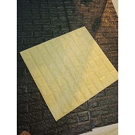 Bộ 10 Miếng Xốp Dán Tường 3D Chịu lực, chống nước, chống ẩm mốc 70x77cm DT26