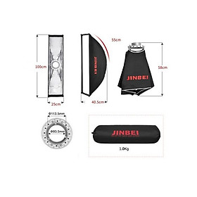 Mua SOFTBOX THAO TÁC NHANH JINBEI KE-25×100 GRID HÀNG CHÍNH HÃNG