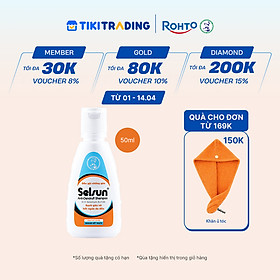 Dầu gội Selsun chống gàu, sạch gàu & hết ngứa da đầu Selsun Anti-Dandruff Shampoo 50ml