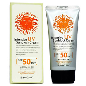 Kem Chống Nắng Hoàn Hảo 3W Clinic Intensive UV Sunblock CreamSPF 50++ (70ml)