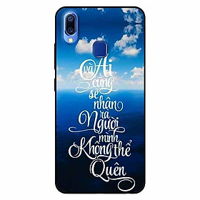Ốp lưng in cho Vivo Y91, Vivo Y91i, Vivo Y93, Vivo Y95 Mẫu Không Thể Quên