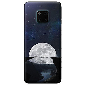 Ốp lưng in cho Huawei Mate 20 Pro mẫu Moon - Hàng chính hãng