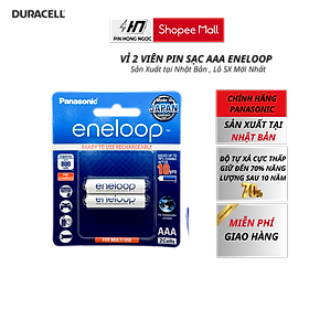 Vỉ 2 Viên Pin Sạc AAA Eneloop BK4MCCE Made In Japan - Chính Hãng