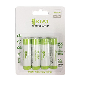 Mua 4 viên pin sạc Kiwi AA Ni-MH 3300mAh - Hàng chính hãng