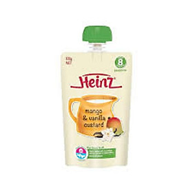 Váng sữa Heinz Mango Vanilla Custard cho bé từ 8 tháng-Túi 120g