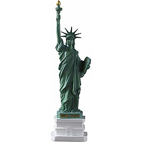 Tượng điêu khắc Tượng Nữ thần Tự do Bộ sưu tập Đảo Liberty của New York City Lịch sử đồ vật liệu đồ trang trí mô hình kim loại 31cm Trang trí 31cm