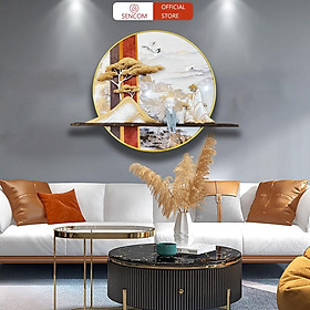 Mua Tranh sắt treo tường nghệ thuật  trang decor trang trí hoa xanh cao cấp - PD20