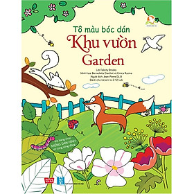 Tô Màu Bóc Dán - Khu Vườn - Garden