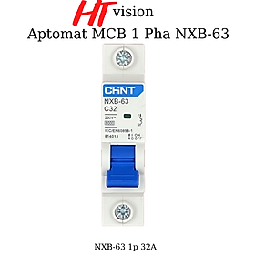 Mua MCB NXB63 1P 2P 3P C16A~C63A - Aptomat tép CHINT các loại