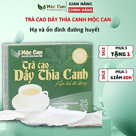 Hình ảnh Trà cao dây thìa canh túi lọc Mộc Can hạ đường huyết ngăn ngừa biến chứng tiểu đường gói 25 túi