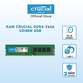 Mua Ram PC Crucial 4GB 2666Mhz DDR4  CT4G4DFS8266 - HÀNG CHÍNH HÃNG