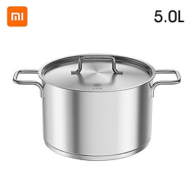 Youpin Soup Pot Stainless Steel Pot Stew Pot Soup Home Induction Cooker Pot Spice Tank Pot Miso Instant Pot Kitchen 5L