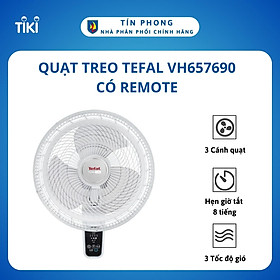 Mua Quạt treo Tefal VH657690 - 55W - 3 mức gió - Remote không dây - Motor bạc thau - Hàng chính hãng