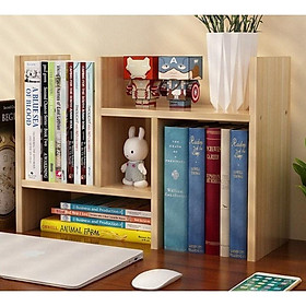 Mua Kệ sách để bàn trang trí  kệ gỗ mini decor để bàn đa năng phong cách vintage - ND005