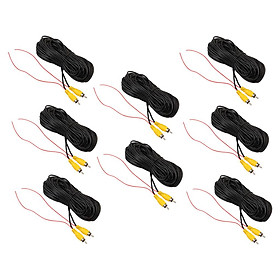 8x RCA Video Cable for Car Rear View Backup Camera Red Trigger Leads 20ft