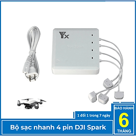 Mua Bộ sạc nhanh 4 pin DJI Spark - Yxtech - Hàng chính hãng