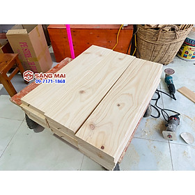 Mua  MS27  Tấm gỗ thông làm bậc cầu thang mặt rộng 24cm x dày 4 2cm x dài 80cm + láng mịn 4 mặt