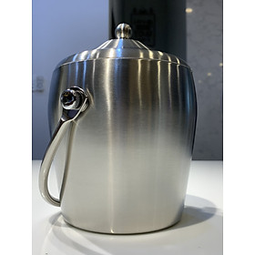 Mua XÔ ĐÁ DÀY 2LỚP INOX 304 GIỮ NHIỆT  ƯỚP RƯỢU VANG  GIỮ NÓNG CANH HẦM SANG TRỌNG THÍCH HỢP CHO NHÀ HÀNG  QUÁN BAR