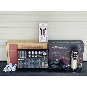 Mua Combo Sound card k300 plus+ Micro AT808 Cao Cấp sản phẩm card âm thanh nâng cấp  thêm mic thu âm cao cấp