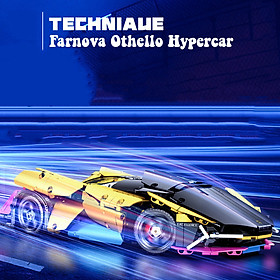 Đồ Chơi Lắp Ráp Xếp Hình Siêu Xe Điều Khiển Từ Xa Farnova Othello Hypercar